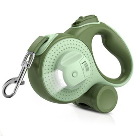 LIKOKLIN Dog Leash Telescopic Dog Leash for Dogs Automatic Winding Retractable Automatic Retractable Leash Length 16.9 ft (5 m) / 8 m Load Capacity 79.4 lbs (36 kg) Compatible with Small Dogs, Medium