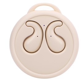 Asixxsix Sleep Headphones, Mini Noise Blocking Sleep Earbuds, Portable Sleep Headphones Wireless Bluetooth with Language Translation, for Side Sleepers, Sleeping, Working (Skin Color)