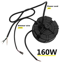 1 Pack 160W UFO LED High Bay Light Driver,SS-160C-54B Dimmable Waterproof Power Supply for Industrial, Mining Lamp and Flying Butterfly Light