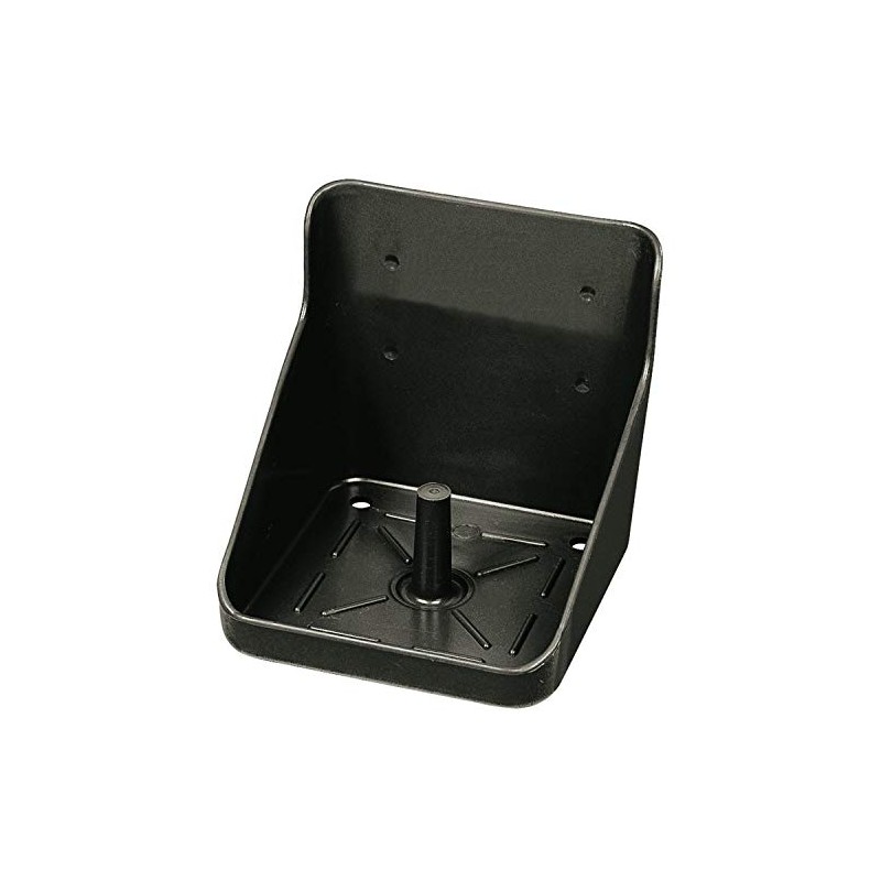 Salzlecksteinhalter. Kunststoff. schwarz