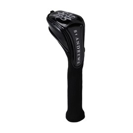 St Andrews 042-3984312 Continuous Classic Product Head Cover [Enamel Series] (For Fairway Woods, Count: 3, 5, 7, X) / Golf FW, 010_black