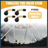TUCKBOLD 4 Pcs Universal PVR60 Tubeless Tire Valve - Motorcycles