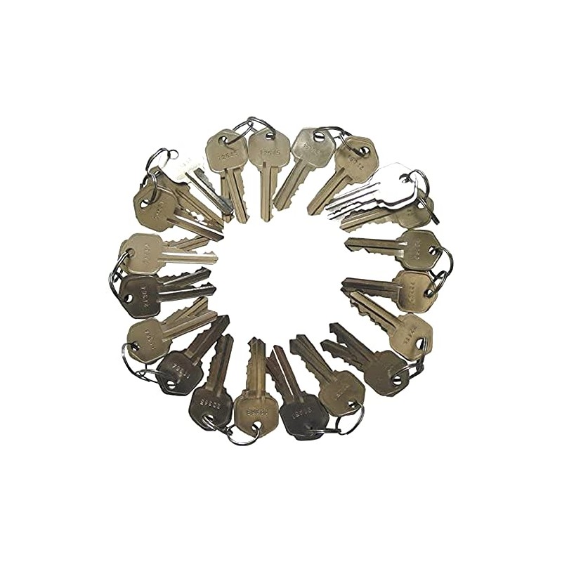 40 Precut Kwikset Compatible Keyway Kw1 5 Pins Keys 8
