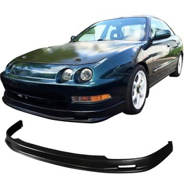 Front Lip Compatible with 1994-1997 Acura Integra, Front Bumper Lip PP Polypropylene Unpainted by IKON MOTORSPORTS, 1995 1996