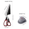 Pizza Scissors, Pizza Cutter with Shovel, Food-Grade Sharp Stainless Steel
