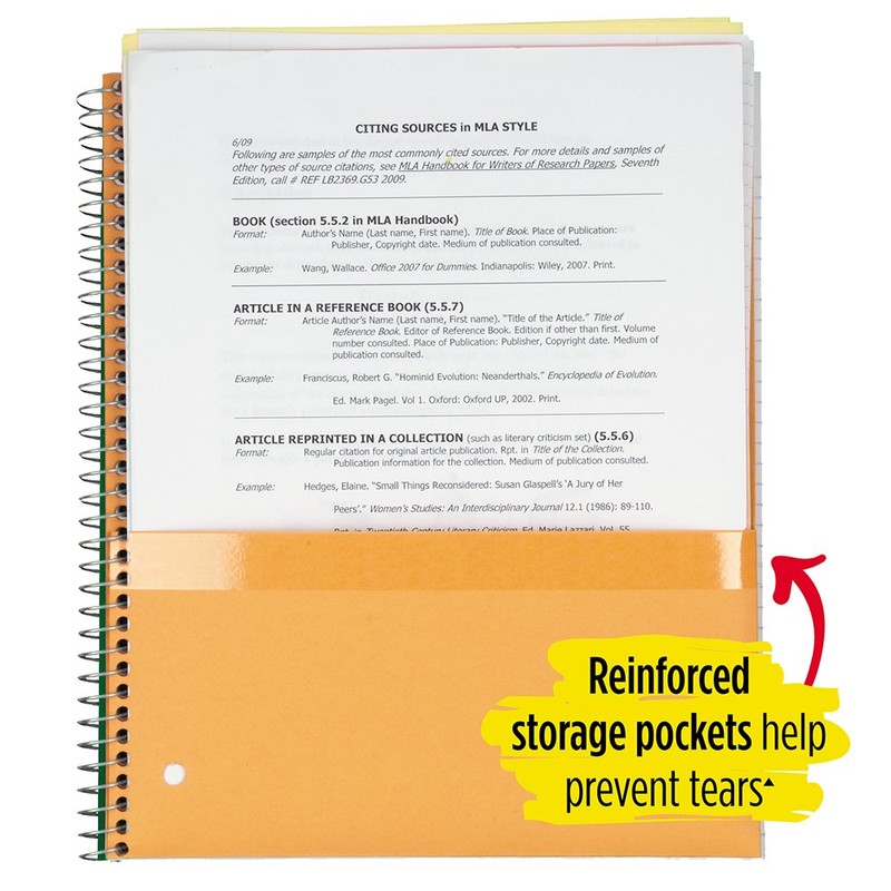 Five Star Spiral Notebook, 1 Subject, College Ruled Paper, 100