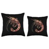 Cherry Shrimp Steampunk Throw Pillow