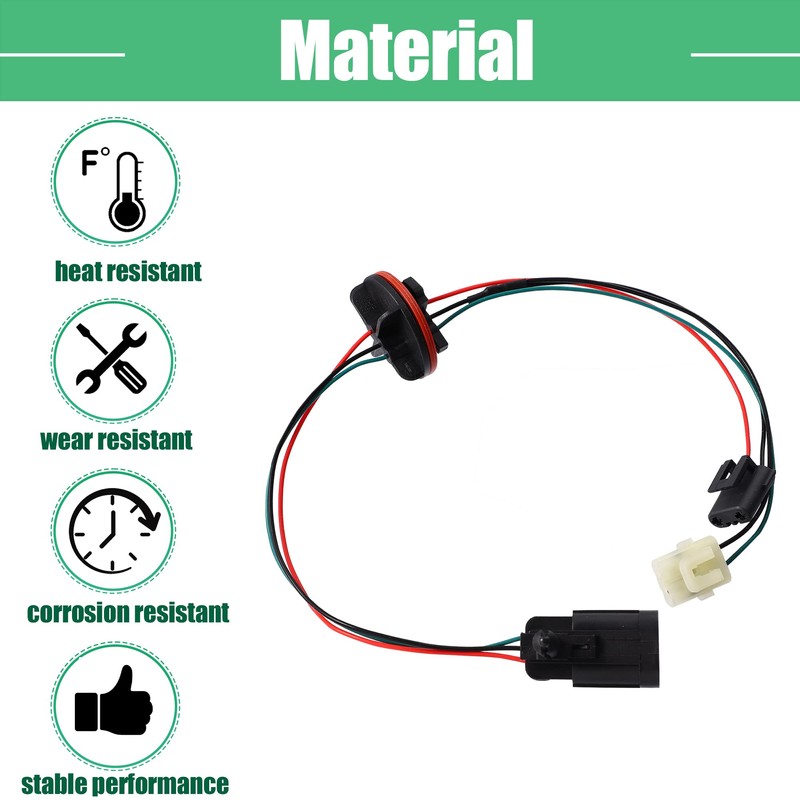 X AUTOHAUX 2 Pcs Headlight Lamp Wiring Harness Light Wire