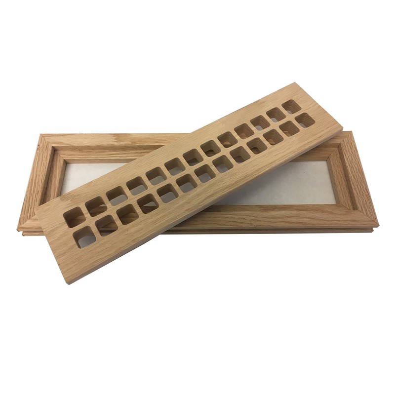 2 Inch x 12 Inch Red Oak Hardwood Vent Floor