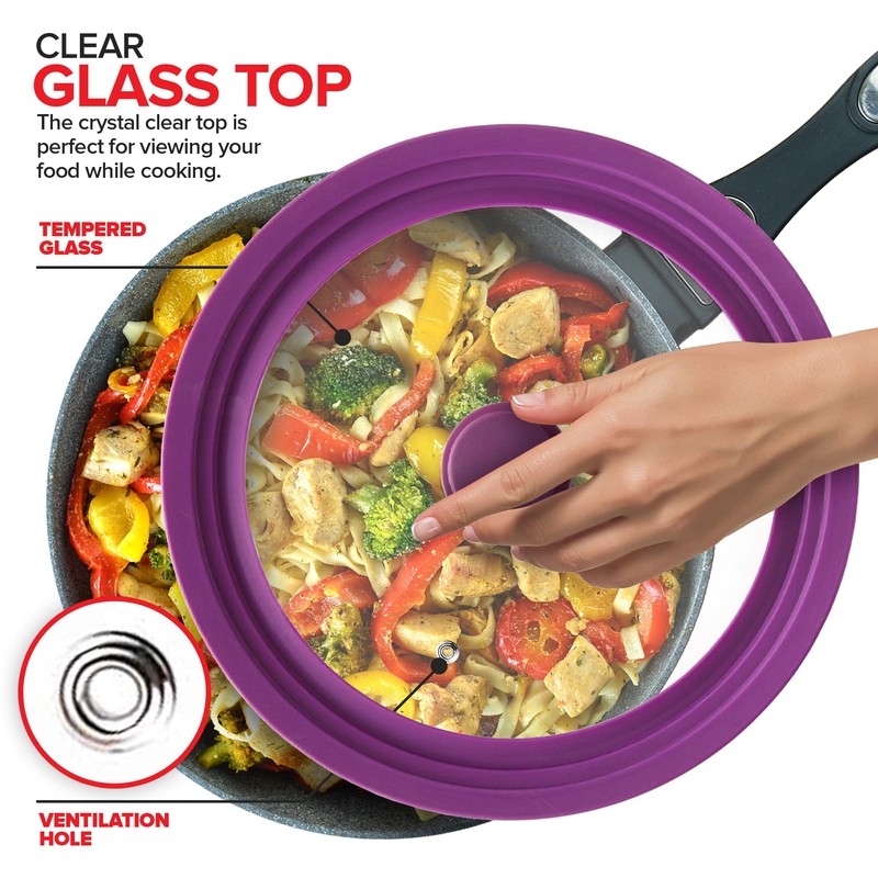 Modern Innovations Universal Lids (Set of 2) Fits 7 to