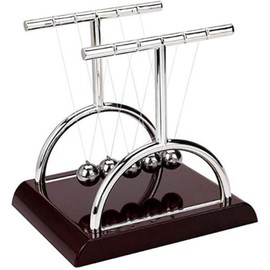 MEIZHUD Newton Cradle Balance Ball, Physics Balance Swing Ball, Office Table Accessories Accessories, Decompression Games, Physics Teacher's School Supplies