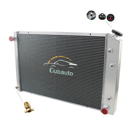 Cubauto 3 Row Aluminum Radiator for 1981-1991 Chevy Truck K10 K20 K30 C10 C20 C30 C1500 C2500 C3500 Blazer/1973-91 Gmc C1500/C2500 Suburban Jimmy Radiador 74 75 76 77 1978 1979 1980 1982 1983 1984 85