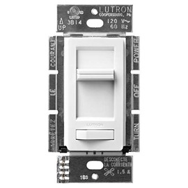 Lutron Lumea 3-speed 1.5 White Indoor Slide Fan Control