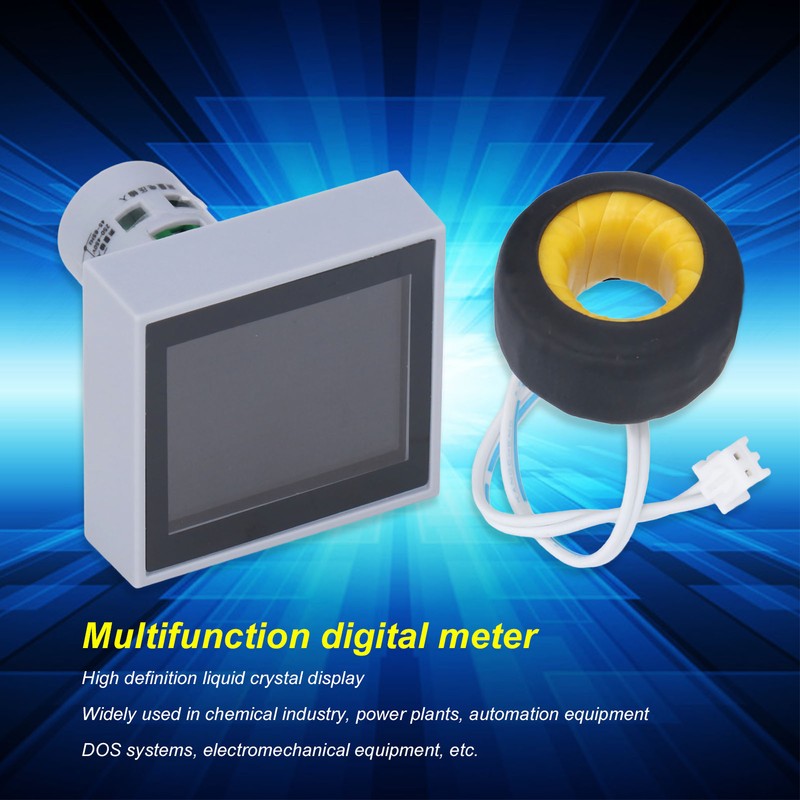 AC Voltage Current Power Meter Monitor Digital Ammeter Voltmeter Multimeter