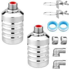 Schwimmventil 1/2'' oder 3/4'', 2 Stück Set Edelstahl Schwimmerventil zur Automatischen Wasserstandsregelung für Wassertanks, Fischteiche, Pools, Viehtröge, Destilliergeräte