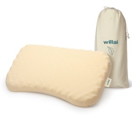 willai Toddler Pillow,Soft and Breathable Silicone Pillow with Machine Washable,Suitable for Child Travel,Toddler Travel Bed,Kids Bed(Age 2-5).
