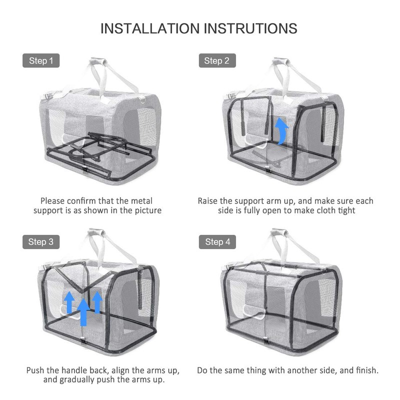 Petseek Extra Large Cat Carrier Soft Sided, Portable Small Dog