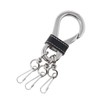 H.N.Z kil-004 Italian Leather Genuine Leather Carabiner Hook Key Chain,