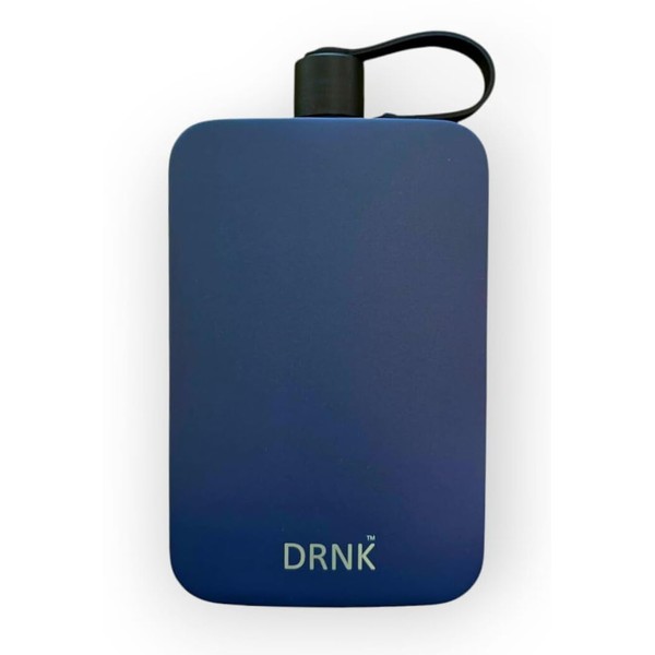 DRNK Stainless Steel Flat Reusable Slim Water Bottle Leak Proof|