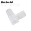 Pack of 10 Angle Hose Connectors, Plastic Elbow Hose Nipple
