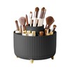 360° Rotating Makeup Organizer for Vanity – Multi-Compartment Cosmetic Storage