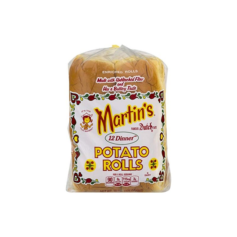 Martin's Famous Pastry Sweet Dinner Potato Rolls- 12 pack 15