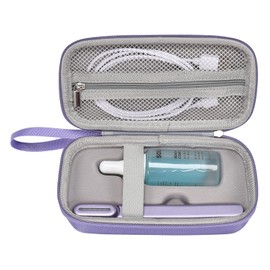 Hzycwgone Carrying Case for SolaWave 4-in-1 Face Wand and Renew Complex Serum Package, lilac