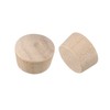 uxcell 1/2 Inch and 7/16 Inch Wood Button Top Plugs