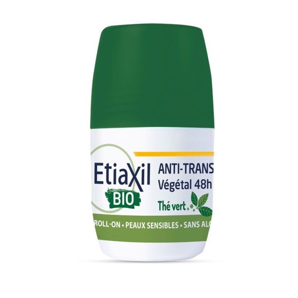 Etiaxil organic thé vert Déodorant 48H Roll-on /50ml, Roll-On 50 ml