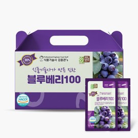 Neobogam 네오보감 식품기술사 김종관 진한 블루베리100 30포 Neobogam Food Technologist Kim Jong-kwan Rich Blueberry 100 30 Sachets