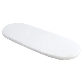 Medi Partners Fitted Sheet for Pram, 86 x 40 cm, 100% Cotton Mattress Protector (White)