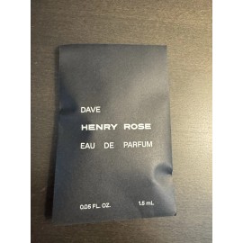 Henry Rose Dave Eau de Parfum 1.5 ml .05 oz Sample NEW
