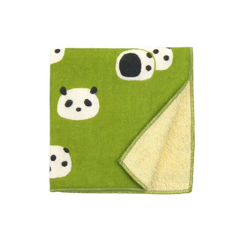 Hamamonyo Washed Towel Handkerchief, Mame-Daifuku Panda