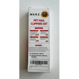 NARZ Pet Nail Clippers, Grooming Tool for Dogs & Cats, Safety Guard, New