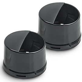 2260502B 2260502W 2260518B Refrigerator Water Ｆilter cover replacement for Kenm0re/Whirlp00l- Black 2 pack