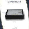 Riker Glass Top Display Cases for Collectables, Arrowheads, Medals &