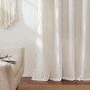KGORGE Short Linen Curtains Eyelets 135 cm x 140 cm