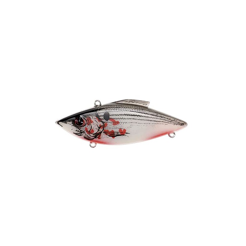 Bill Lewis Tiny-Trap 1/8 OZ/White Bleeding SHAD