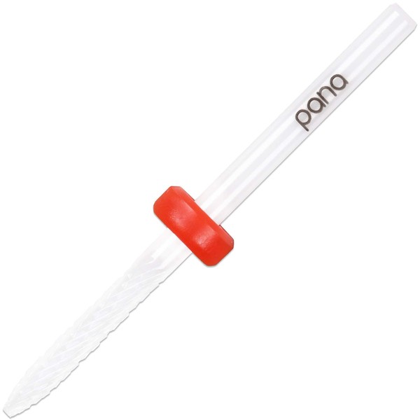 Pana Professional USA Ceramic White Under Nail Cleaner Bit Nail Drill (Grit: FINE) 3/32" Shank Size