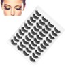 20 Pairs Makeup False Lashes Salon Long Curly Thick ThreeDimensional