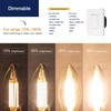 FLSNT 100W Equivalent LED Candelabra Bulbs, 800LM Dimmable B11 E12