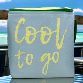 MIJOMA Cool Bag: Functional, Stylish and for Durable Use - Compact 6.8 Litre Foldable Insulated Bag, Lunch Bag and Picnic Bag in One! (Light Blue - Cool to Go)