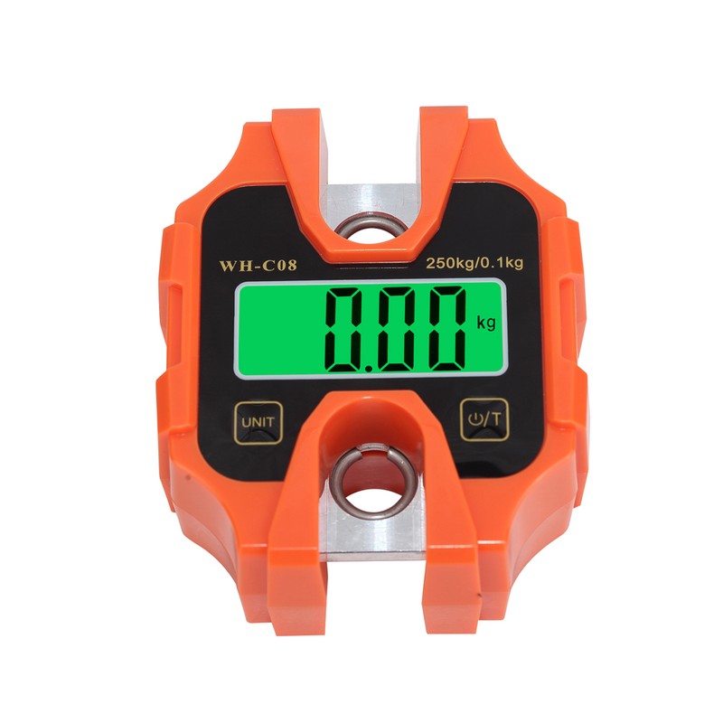 250kg Portable Hand Electronic Scale LCD Display with Backlight kg