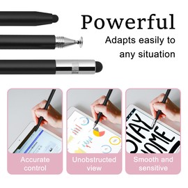 3 in 1 AMZ Tablet Pen for Fire Max 11 Stylus, Fire HD 10 Pen, Fire Tablet Stylus Pen, Stylus for Touch Screen Tablets (3 in 1-Black)