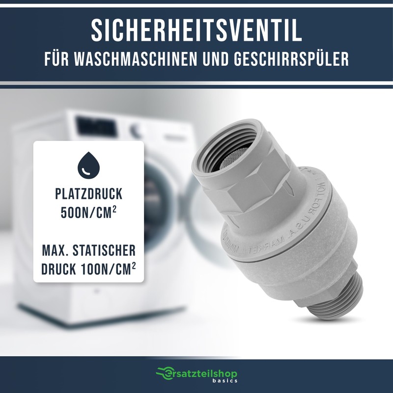 Water Stop Washing Machine Aquastop Valve for Hose 3/4 Inch