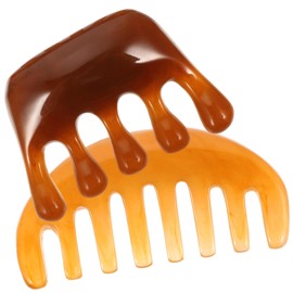minkissy Scalp Care Comb Set Wide Massage Comb Gua Sha Tool Made of Beeswax Comfortable Scalp Scraper
