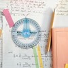 Bojueshaw 2pcs 360 Degree Protractor,Plastic Circle Protractor Angle Measure Ruler,12cm