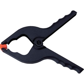 TRUSCO Resin Spring Clamp Opening 3.9 inches (100 mm), TPSC80A, Black