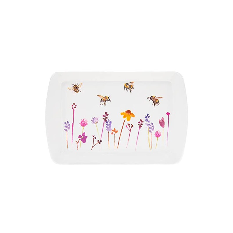 Jennifer Rose Busy Bees Melamine Small Snack Tray 23 x