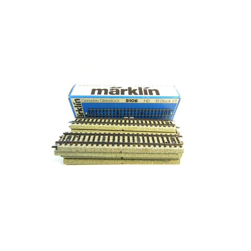 Marklin 5106 Ho Scale M Straight Track Sections